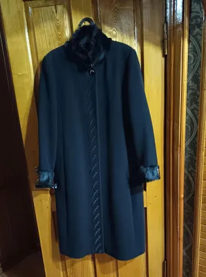 LORETA (Turkiya) mo‘ynali nafis qishki ayollar palto. 1