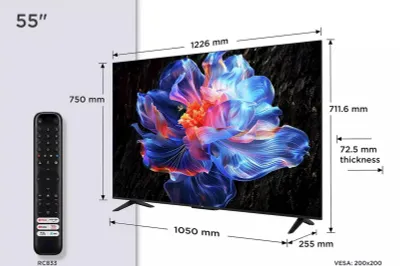 TCL 50 dyuymli televizor, original