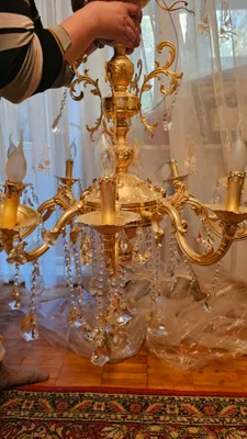 хрустальная люстра для зала 1