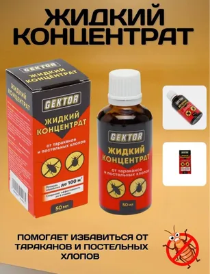 Жидкий препарат «Гектор» от клопов
