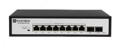8 portli Pixietech PXT-S1501-8TP-2S PoE kommutatori