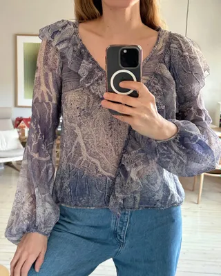 boho uslubidagi havorang H&M koftasi 1
