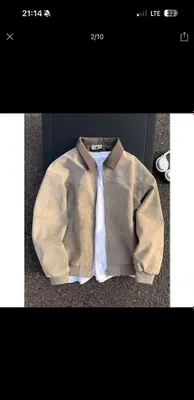 Vintage Suede Corduroy Collar Jacket