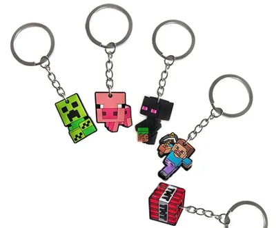 Новый набор брелков Minecraft Майнкрафт 1