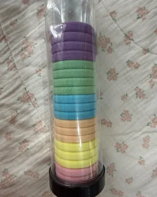 Soch uchun rezinkalar, 20 donalik to‘plam (6 xil rang) 1