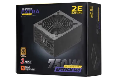 2E EXTRA EP750GM-140 750W o‘yin uchun quvvat bloki 1