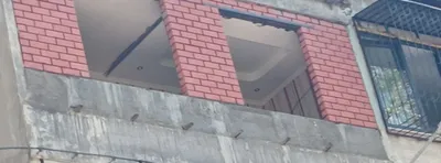Balkonga fasadkaga g'isht terish 1