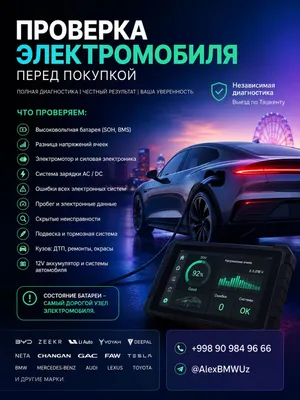 Проверка электромобиля перед покупкой | Диагностика