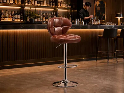 Барный стул 360° aylanuvchi, oshxona kafe salon uchun qulay model uyga 1