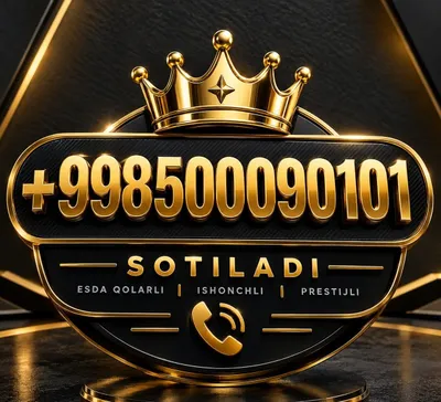 Nomer 00X0101 sotiladi