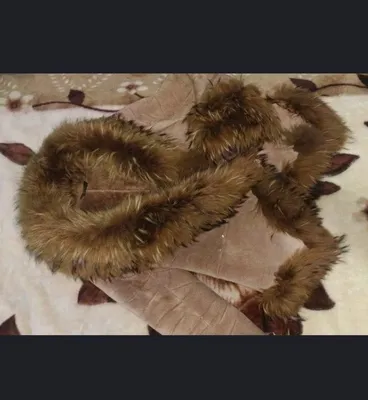 женская дублёнка с натуральный мехом 1