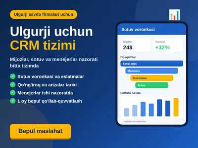 Контроль оптовых менеджеров и воронка продаж