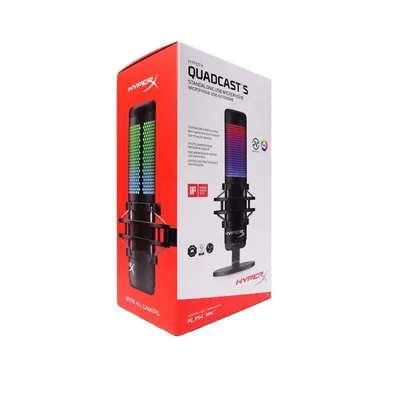 ^HyperX QuadCast S - Black mikrofoni 1