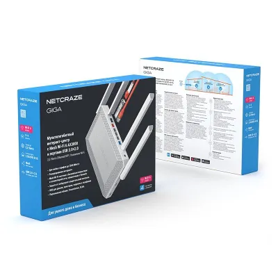 Netcraze giga nc-1012 AX3000 роутер router 1