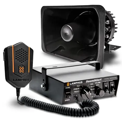 Serena lamphus SoundAlert 100W Emergency Police Siren Kit 1