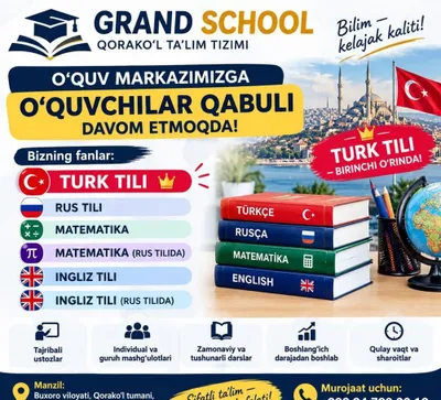 В учебном центре GRAND SCHOOL начался приём.