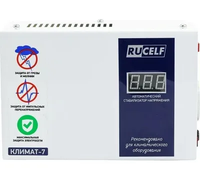 RUCELF kuchlanish stabilizatori, quvvati 1000 Vt, 1 kVt, Rossiya 1