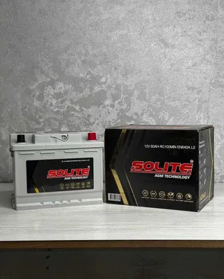 solite AGM 12V 60Ah 640EN hyundai kia akkumulyator