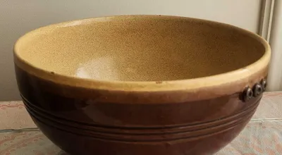 Jigarrang keramik kosa, Ø 21 sm, h- 10,5 sm 1