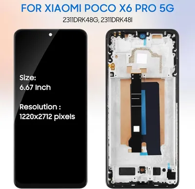Xiaomi PocoX6 Pro 5G LCD ORIGINAL 1