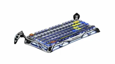 Gravastar Mercury K1 Pro klaviaturasi (Interstellar Silver) 1