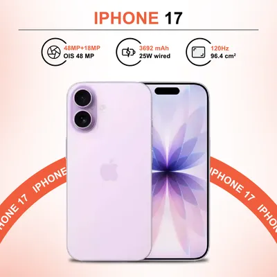 iPhone 17 256GB Yengi 1Yil Rasmiy Kafolati Bilan 1