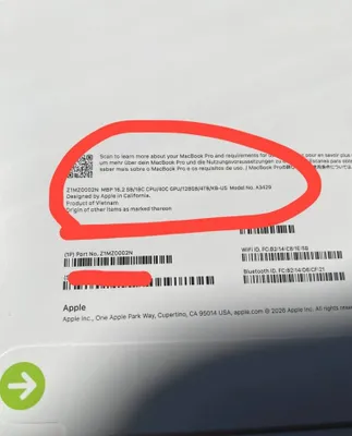 Macbook Pro 16 M5 max 128/4Tb