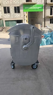 1100 litrli galvanizatsiyalangan axlat konteyneri 1