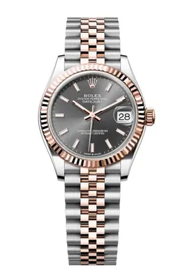 Rolex Datejust 31 мм из стали и розового золота, серые
