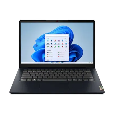 Ноутбук Lenovo с AMD 5500U, голубой