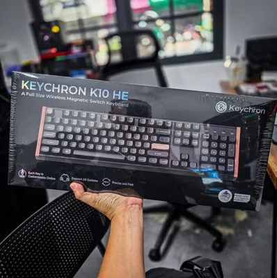 Keychron K10 HE magnitli klaviatura (silent banana switchlari) 1