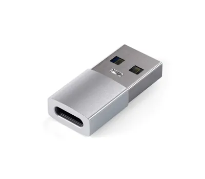 ( Адаптер Satechi Type-A to Type-C Silver 1