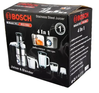 Bosch 4 в 1: кухонный комбайн, соковыжималка, блендер, измельчитель и кофемолка 1