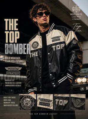 Бомбер Gray Monster «THE TOP» 3XL. Exclusive Model 1