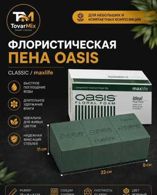 Флористическая пена OASIS- Губки для цветов 1