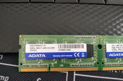 DDR3L 1600 4GX8. Для ноутбука. 1