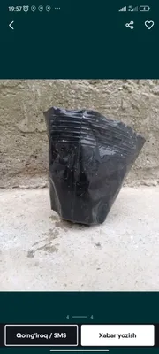 Пластиковый горшок.