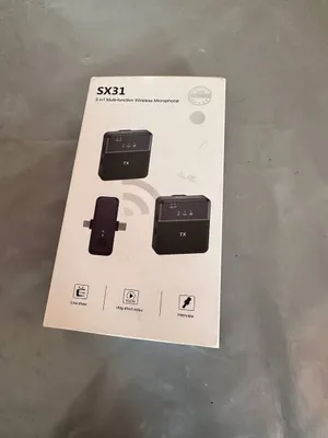 Wireless Microphone SX31 — 2 talik simsiz mikrofon (iPhone va Type-C) 1
