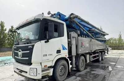 Jiuhe 62 m beton nasosi, ishlatilgan, a’lo holatda, Auman 8×4 shassisi 1