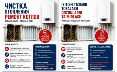 Ремонт газовых котлов чистка отопления 1