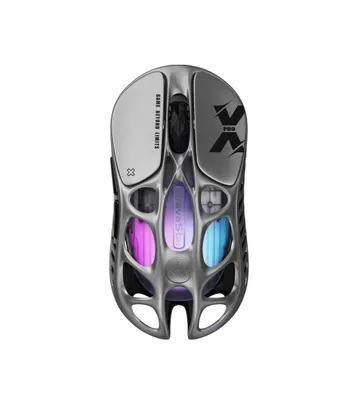 GravaStar Mercury X Pro sichqonchasi, BT-WL-USB-A, RGB, kulrang 1