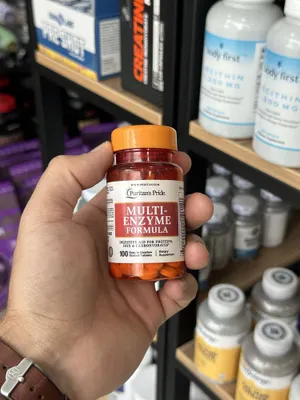 Puritan's Pride Multi-Enzyme Fortmula 100 tabletkasi 1