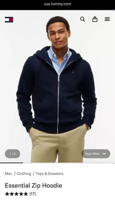 Зип кофта Tommy L размер 1