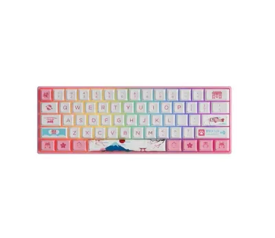 Akko 3061S World Tour Tokyo R2 RGB Hotswappable CS Pink klaviaturasi 1