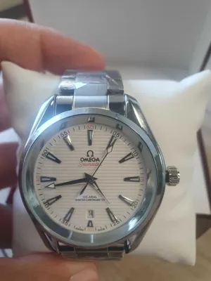 Часы Omega Seamaster белые 1