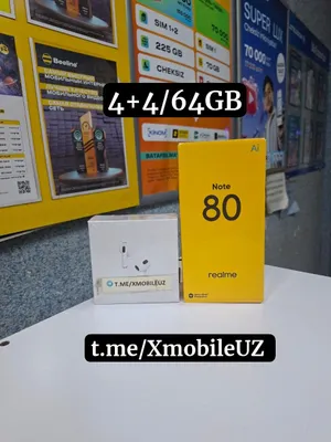 Realme Note 80 4+4/64GB