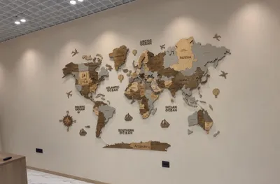 Dekorativ dunyo xaritalari sotiladi 1