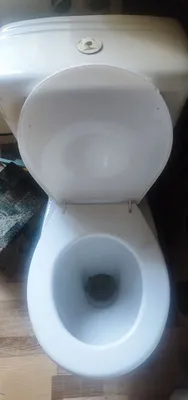 Унитаз в хорошем состоянии. 1
