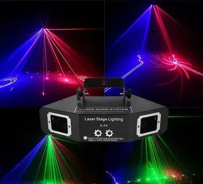Многолучевой лазерный проектор. Laser Stage Lighting 1