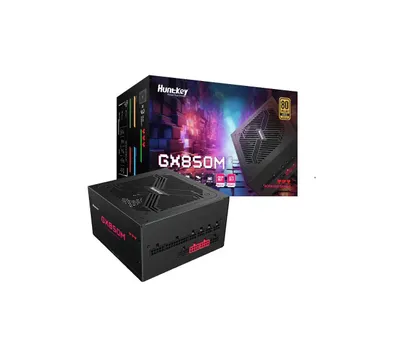 | Huntkey GX850M 80+ Gold 850W Full Modular quvvat bloki 1